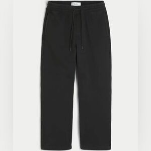 Hollister Men's Black Baggy Sweatpants